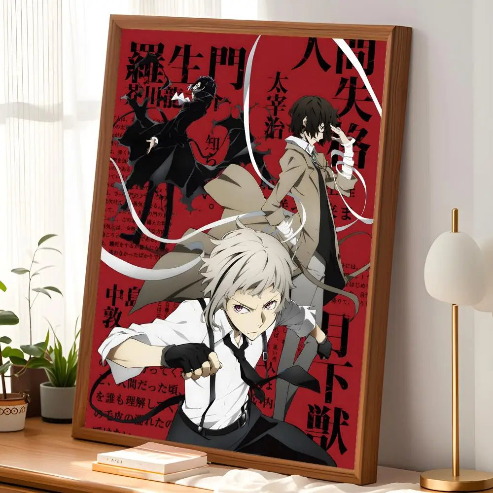Bungo Stray Dogs Anime Poster – Self-Stick HD PVC Wall Art