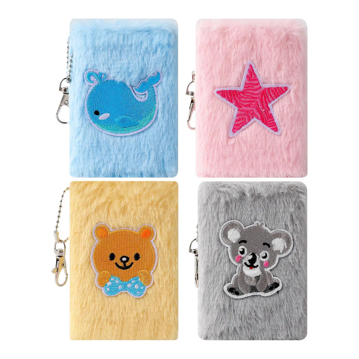 Little Notebook Pocket Keychain Smooth Writing Diary Small Notepad
