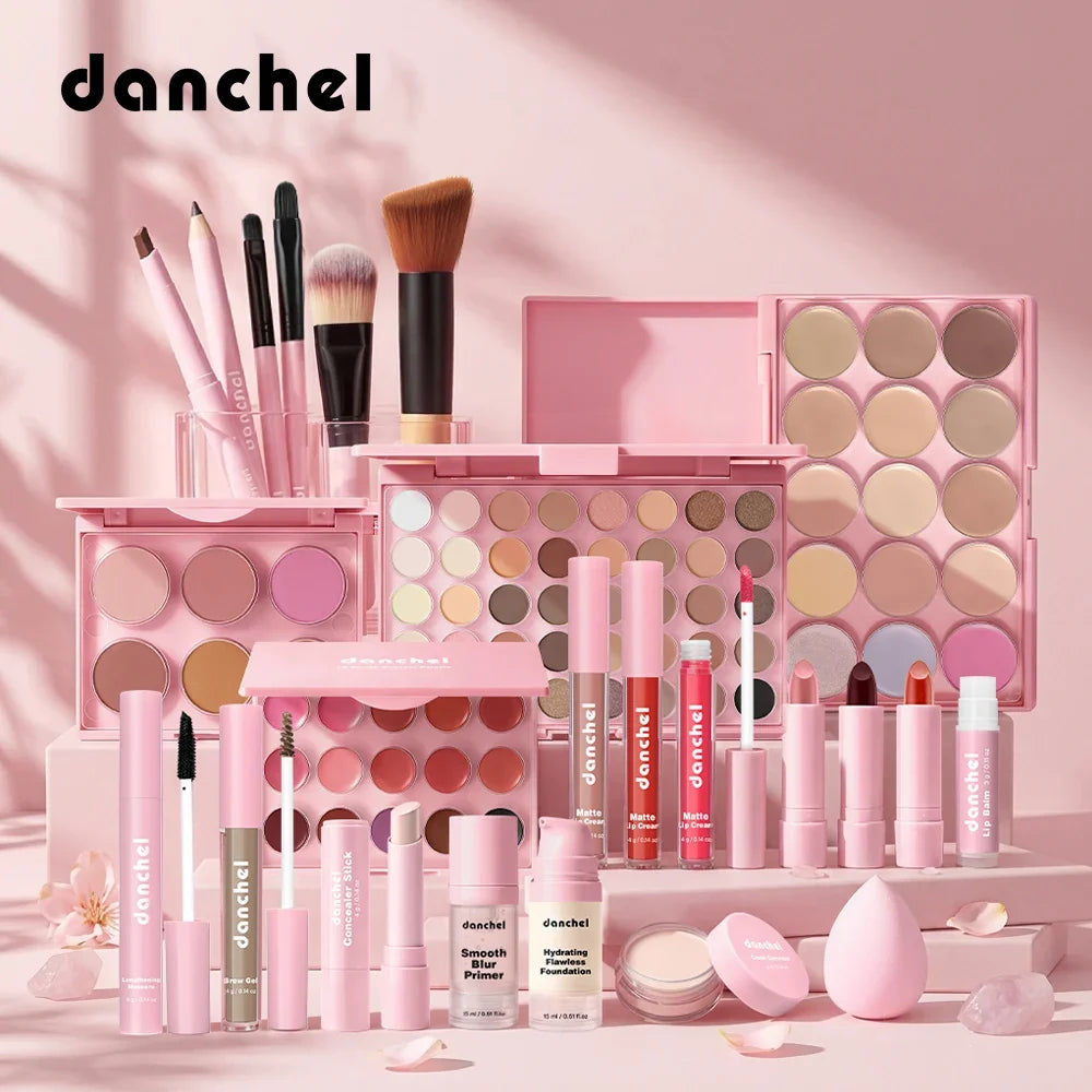 All-In-One Full Face Makeup Kit | 15-Piece Complete Set