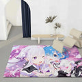Re:Zero Flannel Floor Mat – Non-Slip Soft Plush Anime Rug