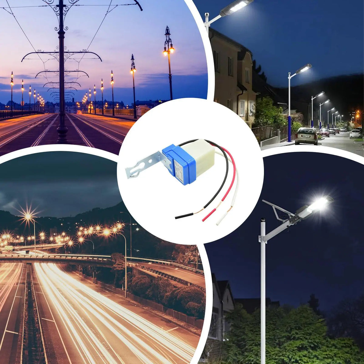 Photocell Street Light Auto Switch Sensor 12V–220V 10A IP44