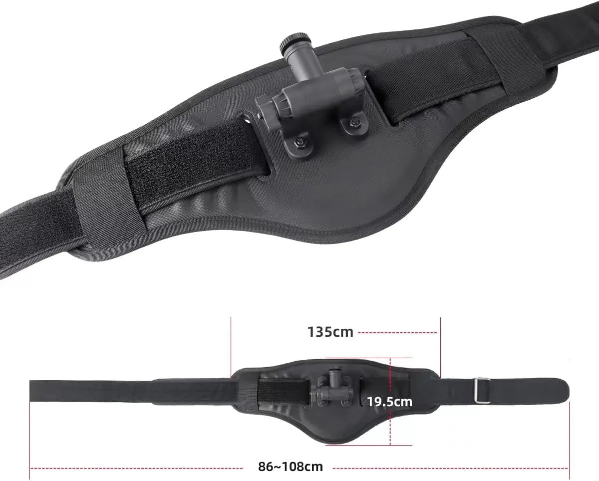 Adjustable Waist Belt Mount & Selfie Stick for GoPro/DJI/Insta360