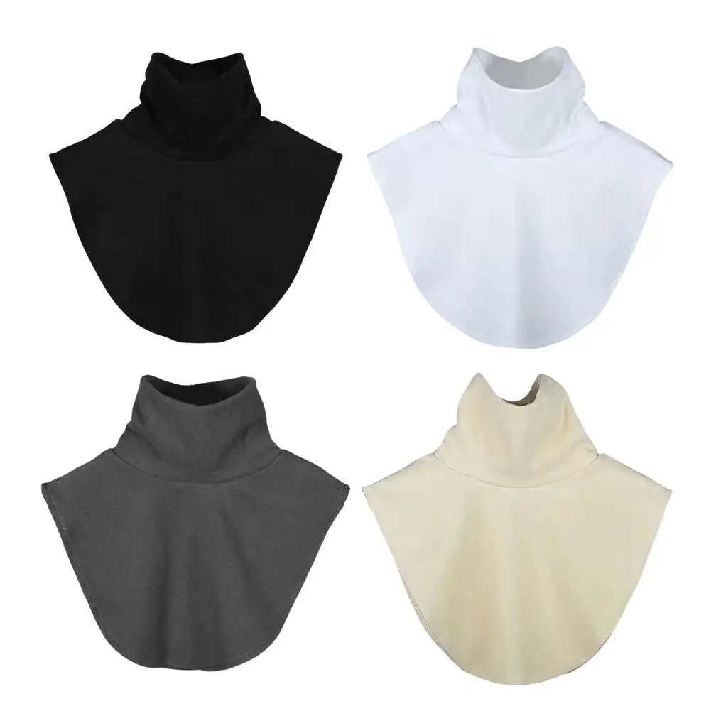 Women's Detachable False Collar – Soft Knit Turtleneck Dickey