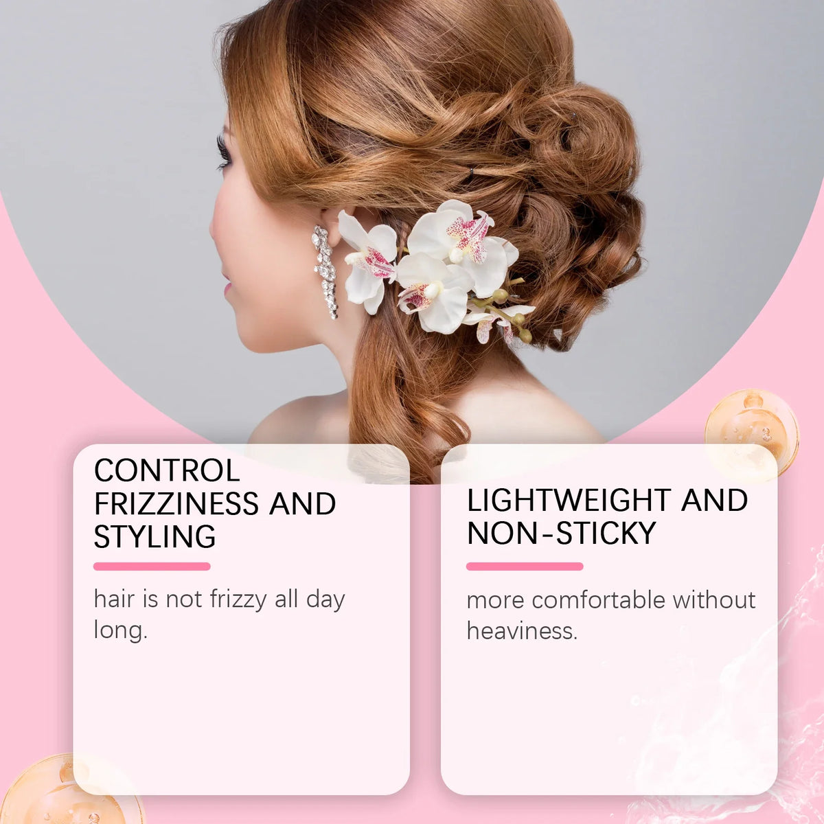 HOEGOA 3-in-1 Hair Styling Cream – Frizz Control & Volume
