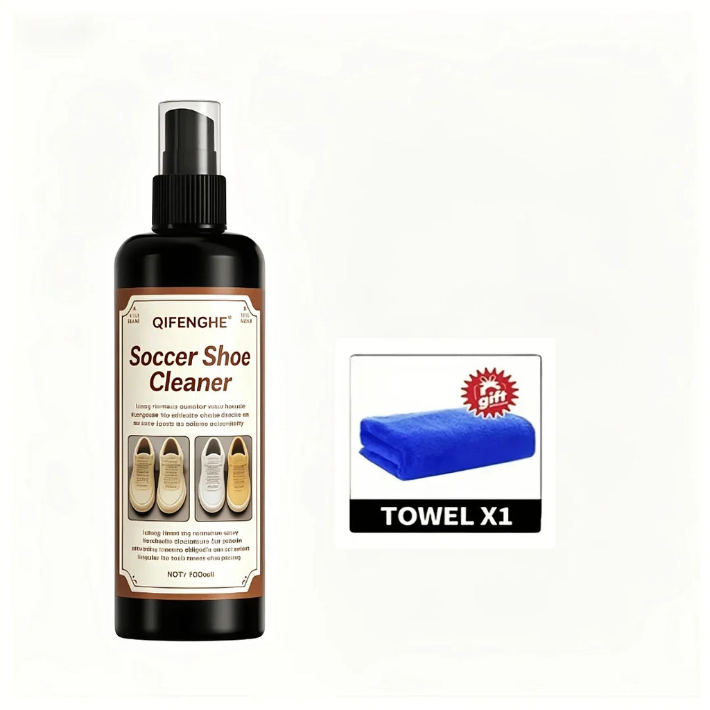 Soccer Shoe Cleaner Spray – Deep Clean & Remove Yellowing
