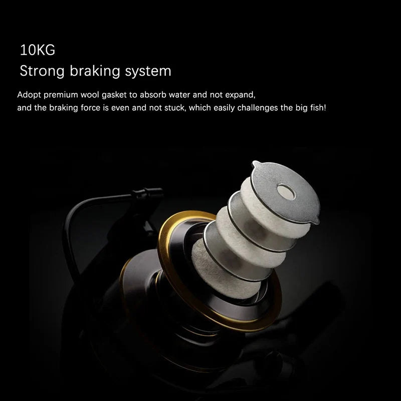 Metal Spinning Fishing Reel | Long Cast Bait Casting Sea Reel