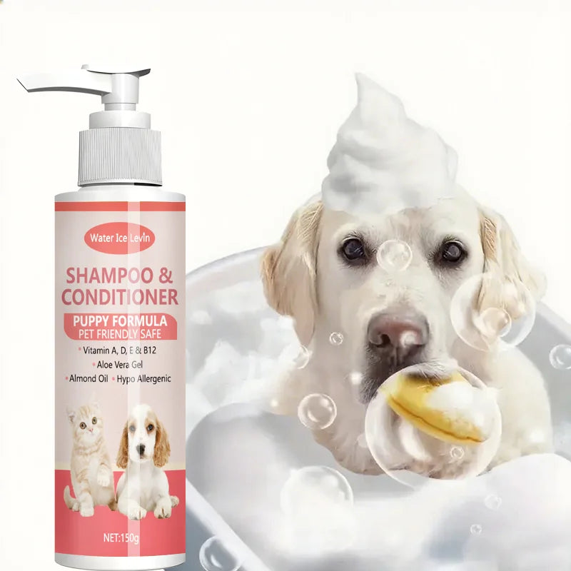 2-in-1 Puppy Shampoo & Conditioner with Aloe & Vitamins