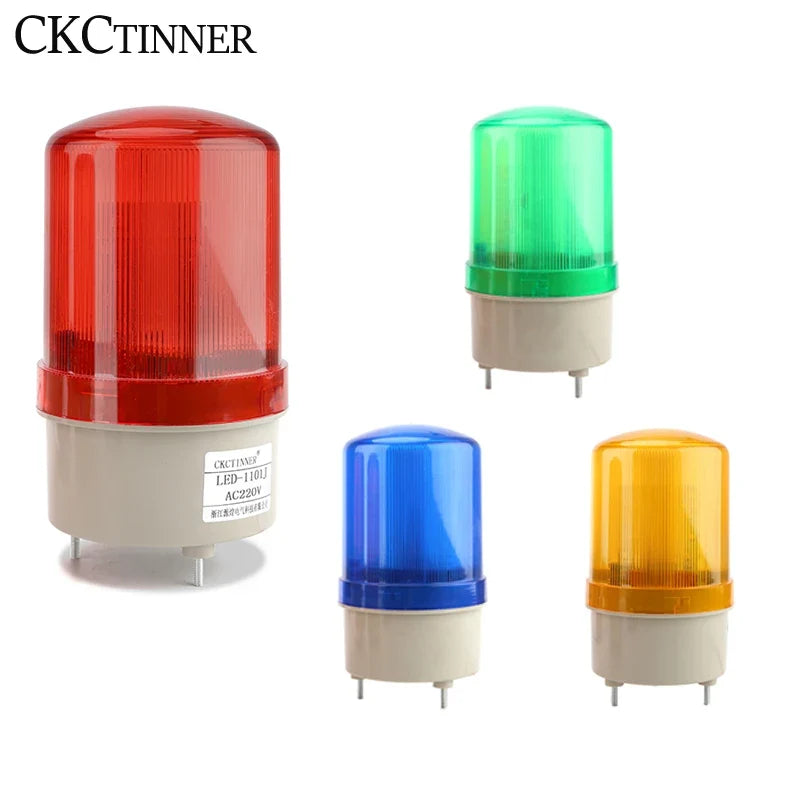 LED Strobe Warning Light & Buzzer 12V 24V 220V – LED-1101J