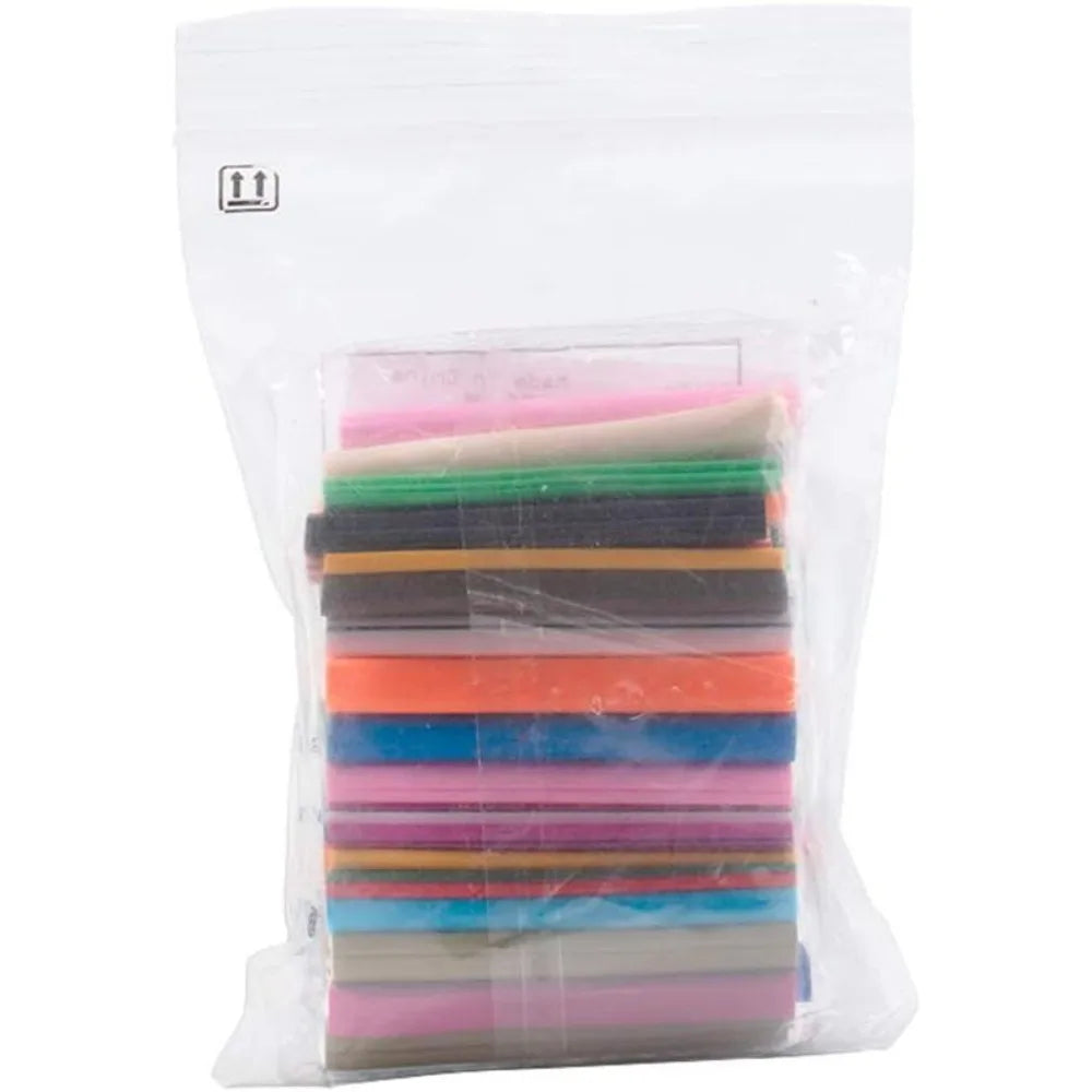50PCS Polymer Clay Cane Slices – 3D Nail Art Decorations
