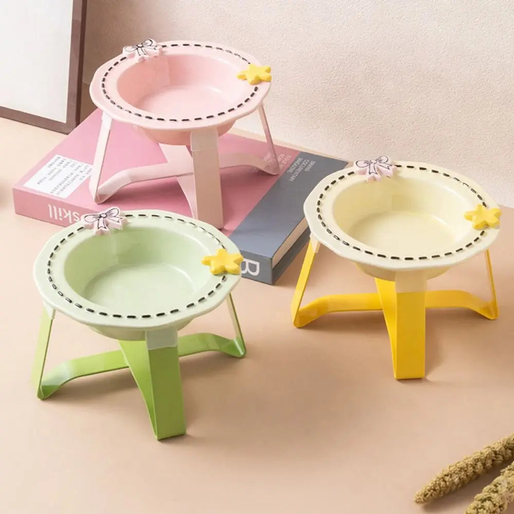 Elevated Ceramic Cat Bowl with Stand – Anti-Slip Feeding Station