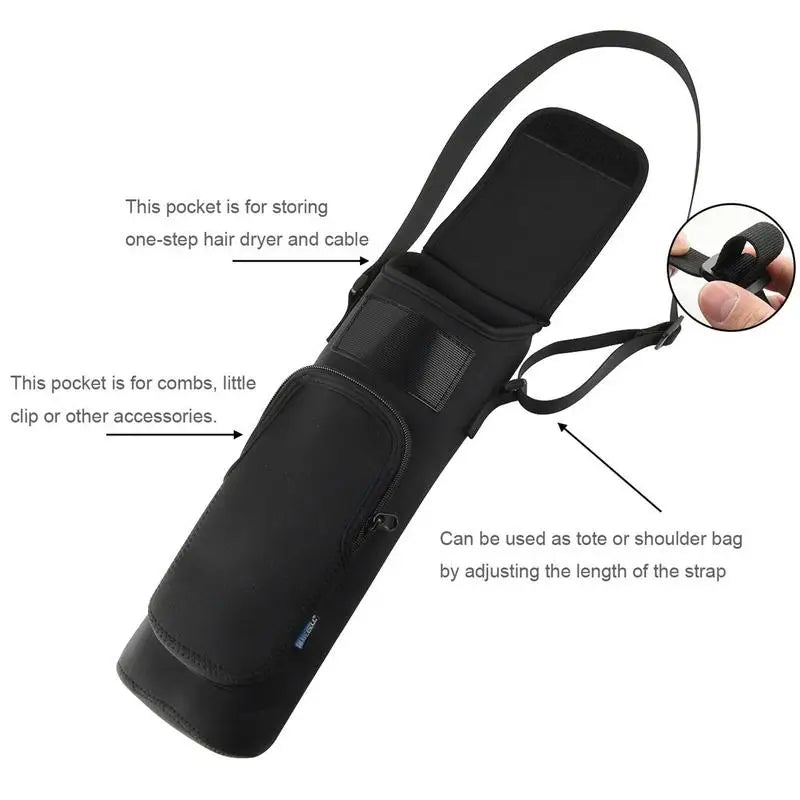 Hair Dryer Travel Case – Waterproof Heat-Resistant Styling Bag