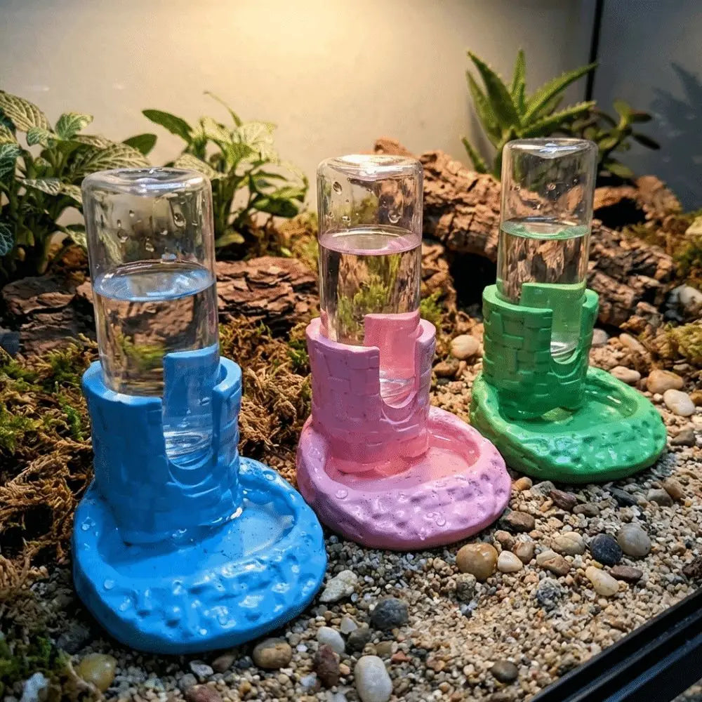 Reptile & Amphibian Water Dish | Anti-Slip Removable Base Bowl