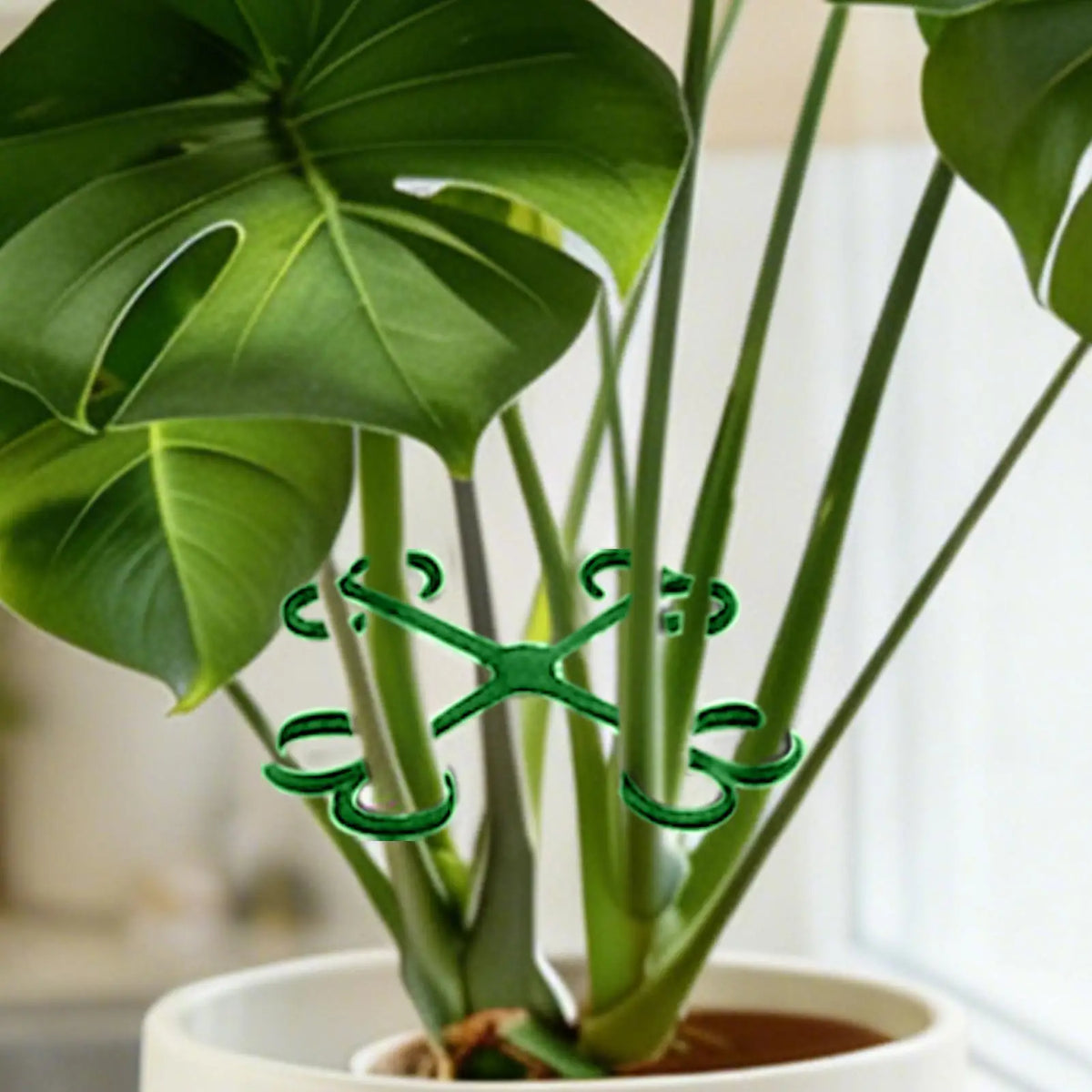 Plant Stem Support Clips – 4 Pcs Multi-Size Vine Climber Set