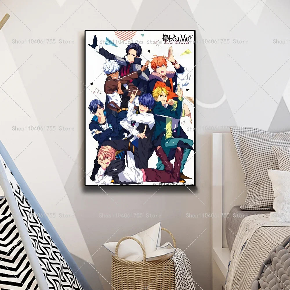 Game Poster Self-Adhesive Waterproof Wall Art Sticker