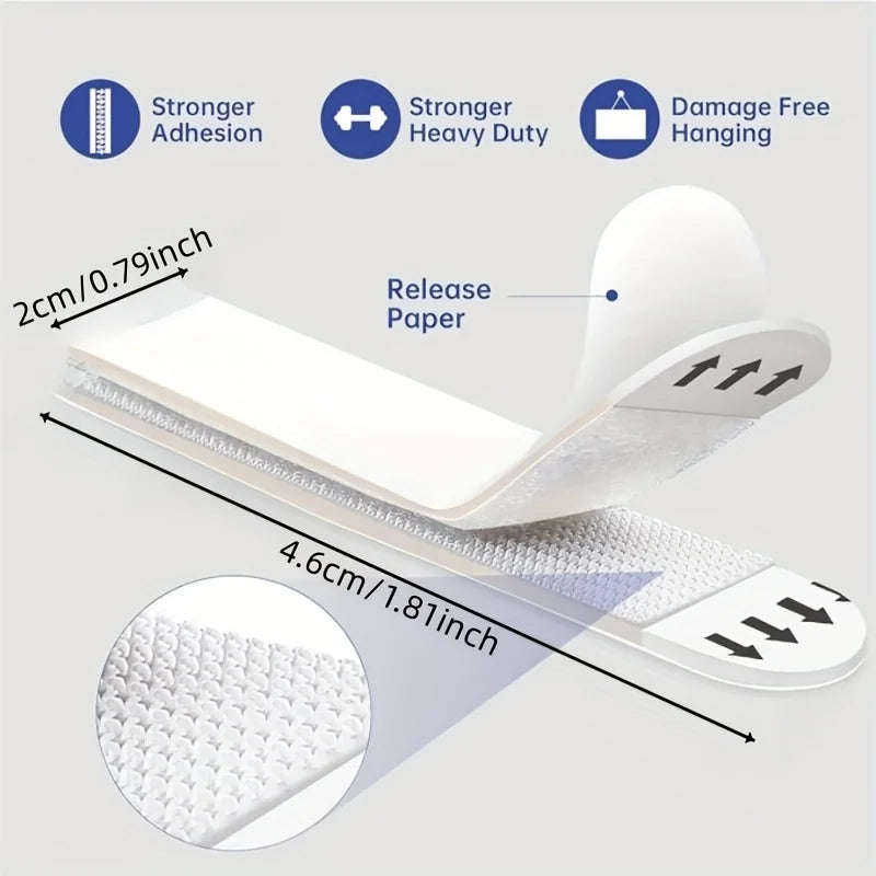 12 Heavy Duty No Damage Picture Hanging Strips Removable Adhesive
