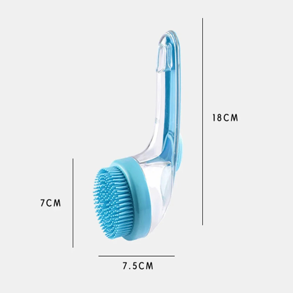 2-in-1 Shampoo Dispenser Scalp Massage Hair Brush