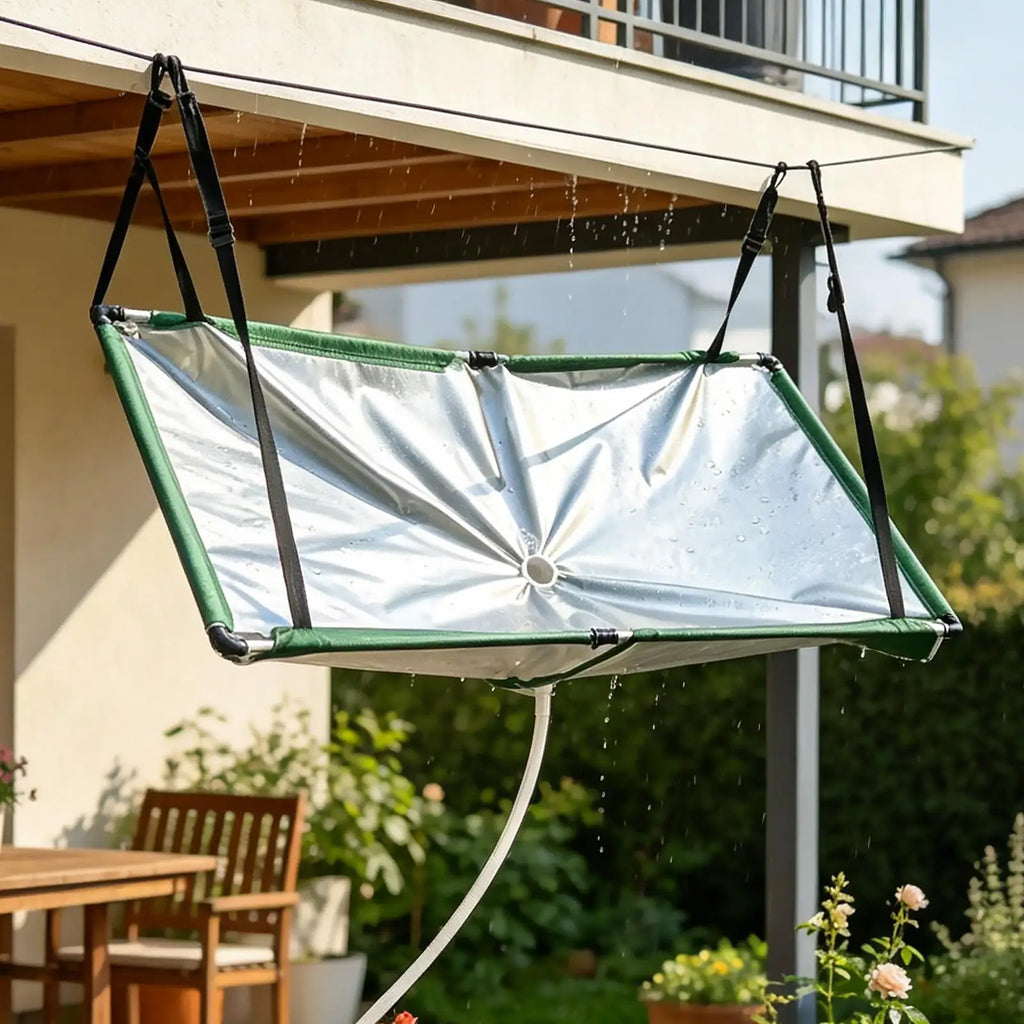 Rain Collector Downspout Catcher with Filter Cloth & 1m Hose