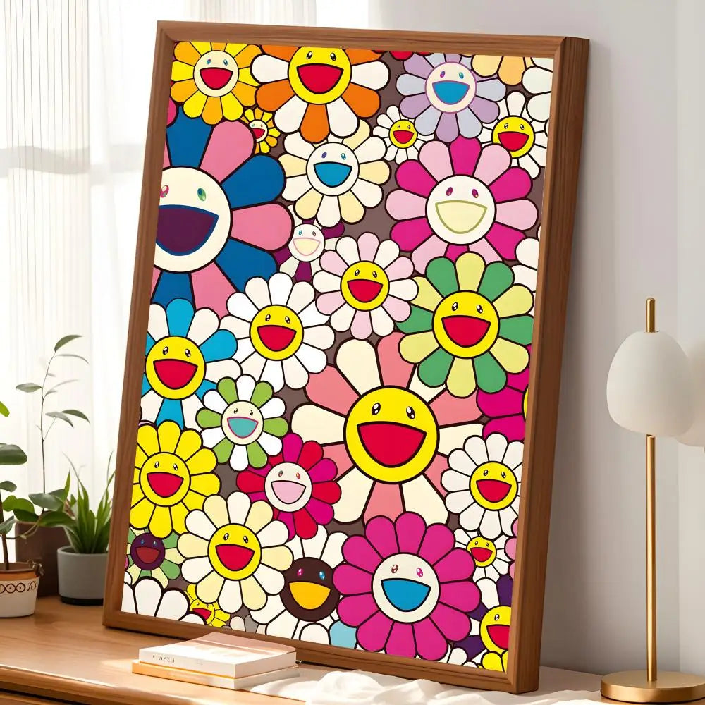 Murakami Takashi HD PVC Self-Stick Wall Art Poster | Home Décor