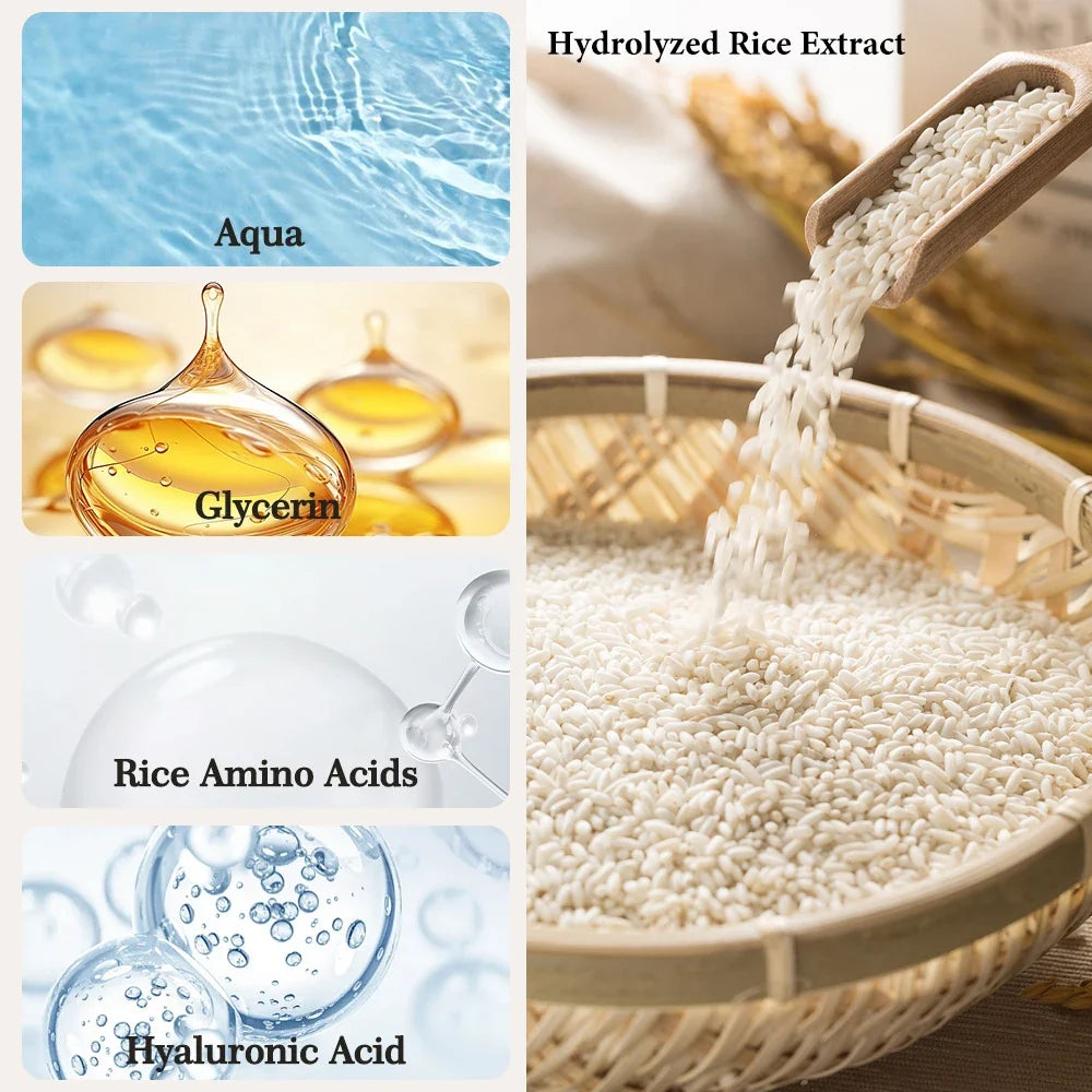 SUYARUN Rice Essence Serum – Hyaluronic Acid & Glycerin Glow