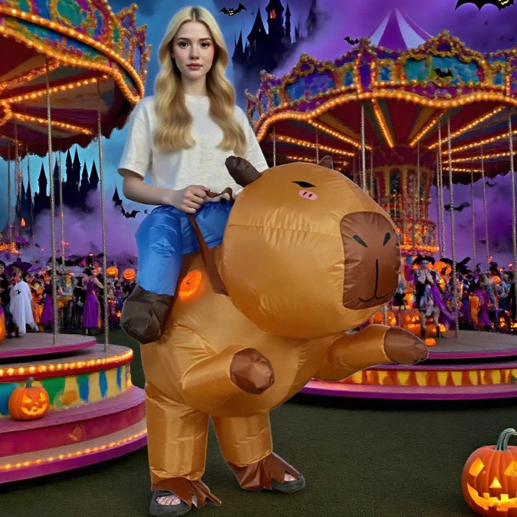 Blow Up Costumes Adults Funny Kids Capybara Outfit Festival Cosplay