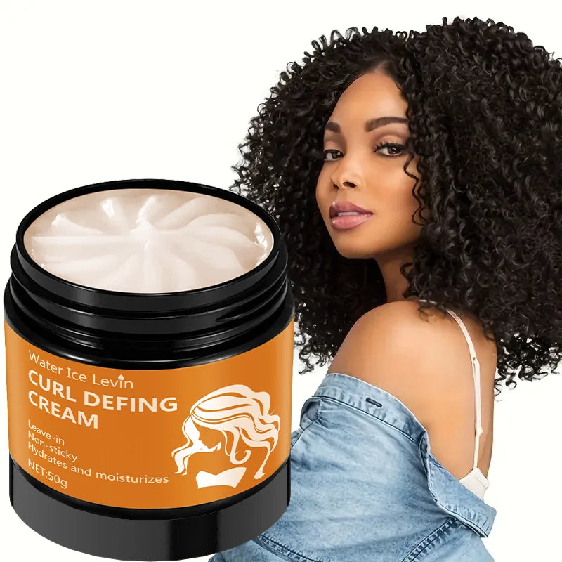 Black Castor Oil Curl Styling Cream – Moisturizing 50g