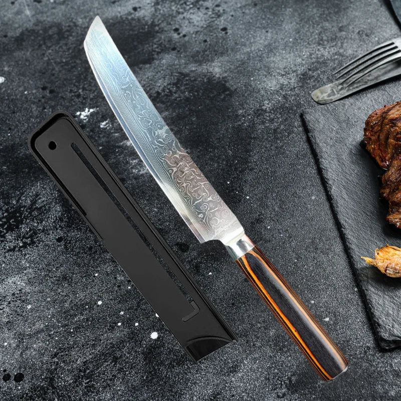 Damascus Steel Chef Knife – 67-Layer Kiritsuke Kitchen Knife