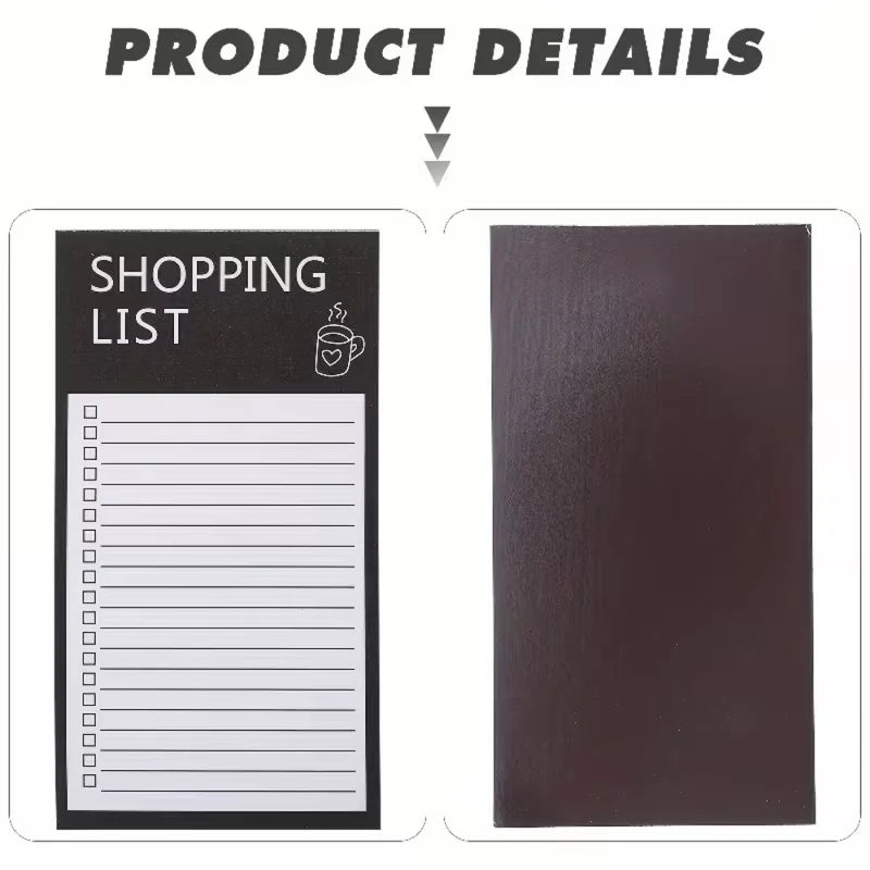 Magnetic Grocery List Planning Pad-notepad Checkboxes-ideal Easy