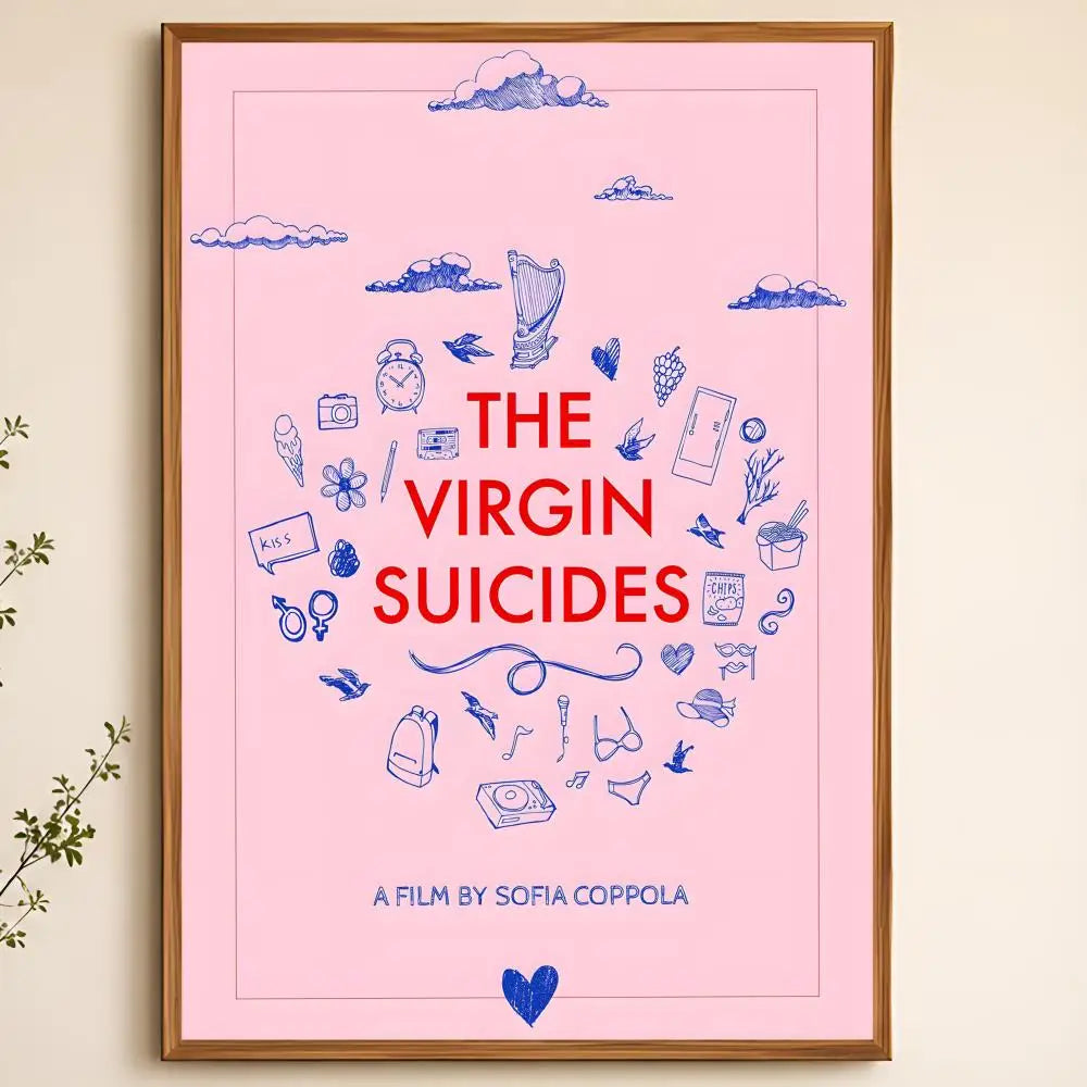 The Virgin Suicides Movie Poster – Waterproof Peel-and-Stick Art