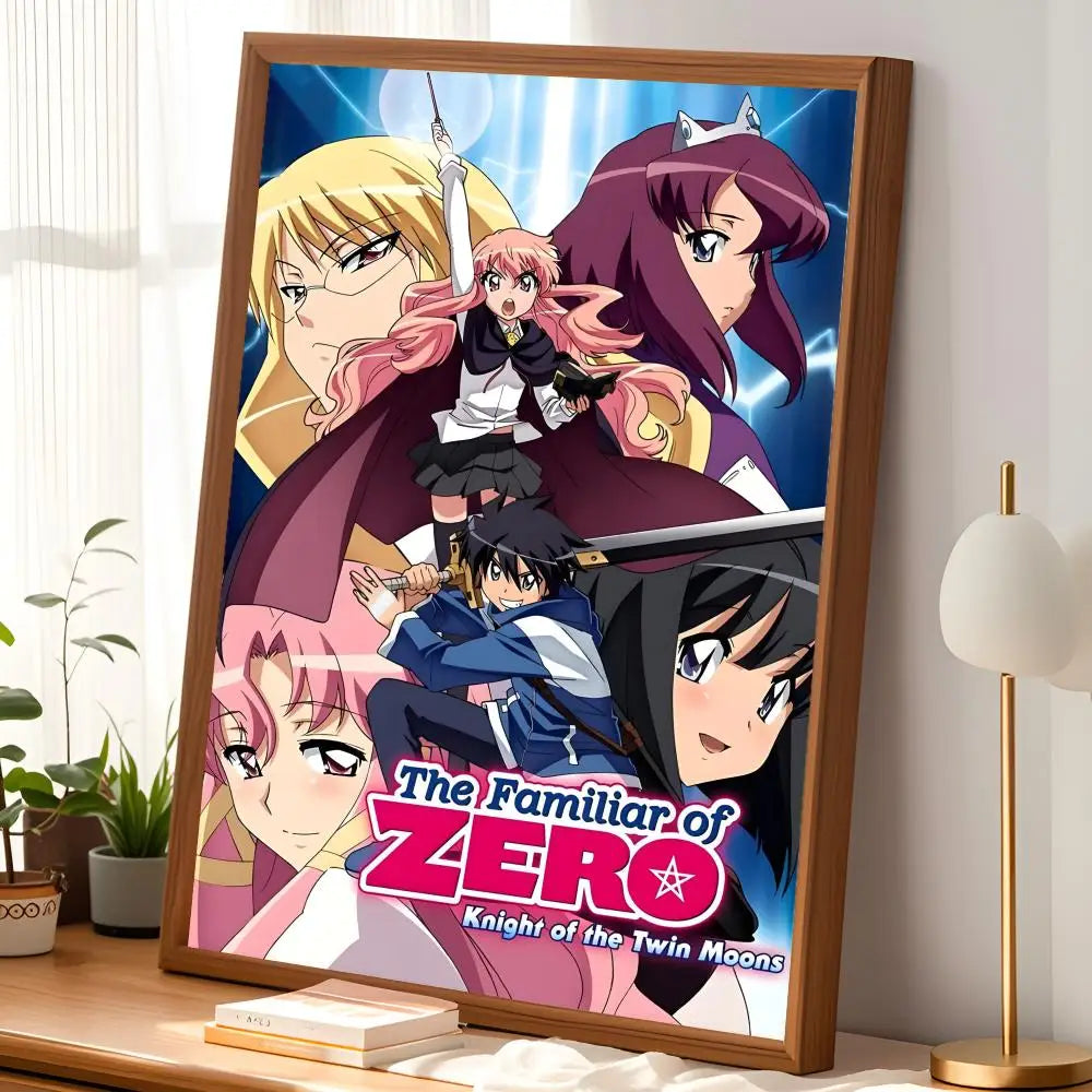 The Familiar of Zero Anime PVC Wall Poster – HD Self-Stick