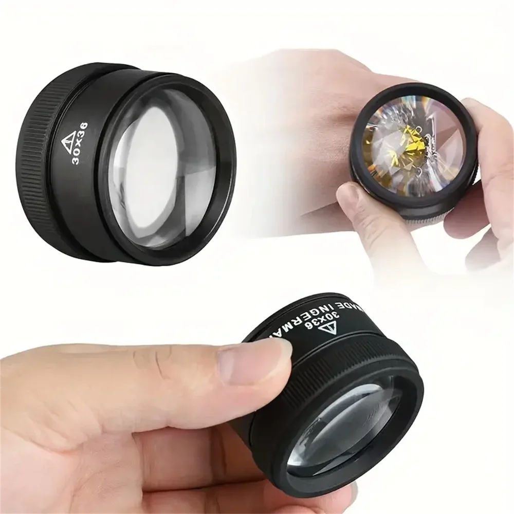 30x Pocket Magnifying Glass – Jewelry, Coins, Stamps & Watches