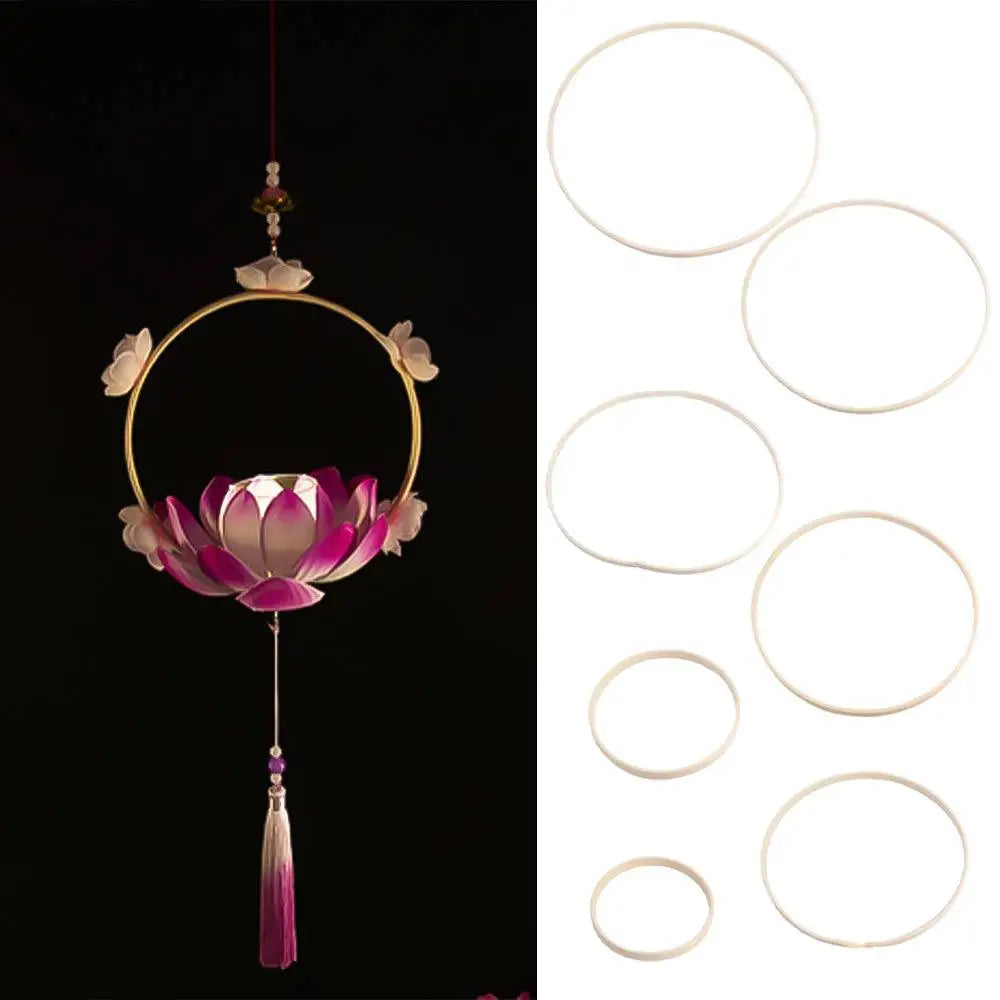Bamboo Wreath Hoop Ring 10–30cm | DIY Crafts & Floral Décor