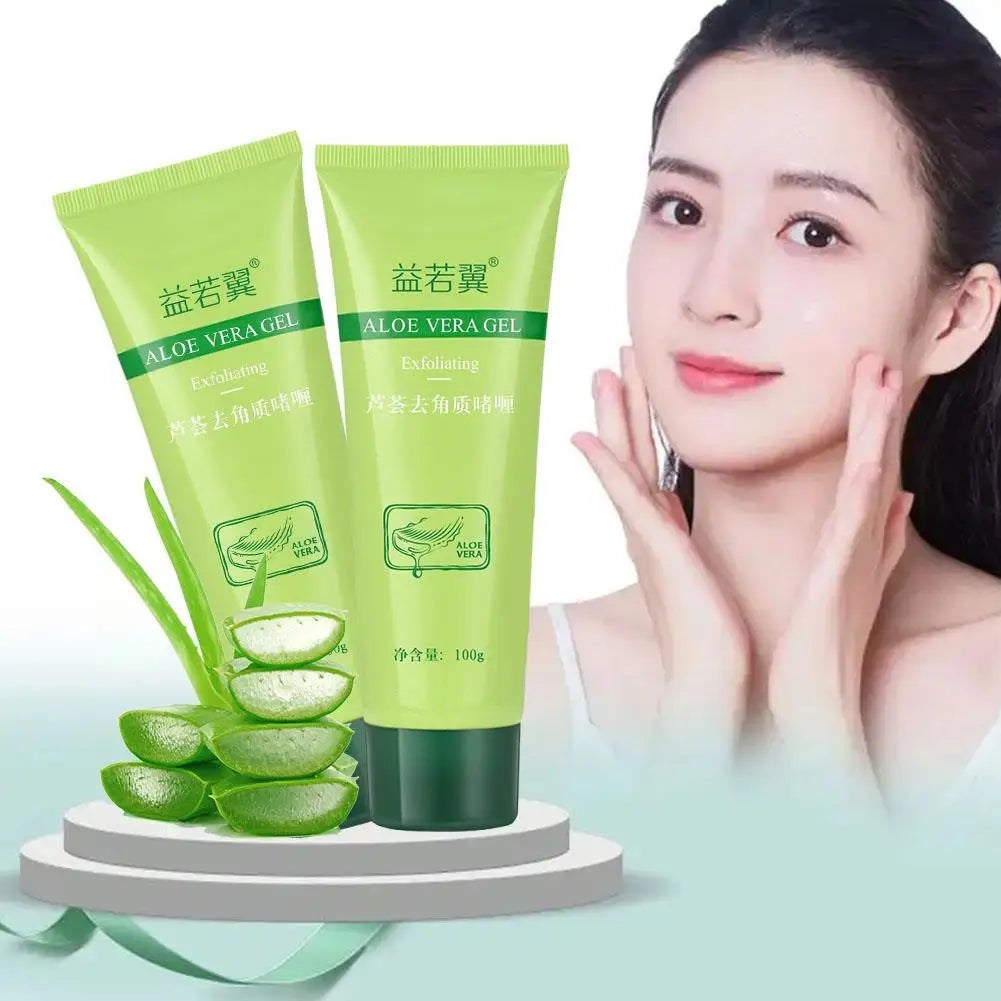 Aloe Vera Face Exfoliating Gel – Pore Minimizing Scrub 30–100g