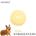 KEMORELA Dog Paw Print Thorn Ball TPR Chew Toy – Small Dogs