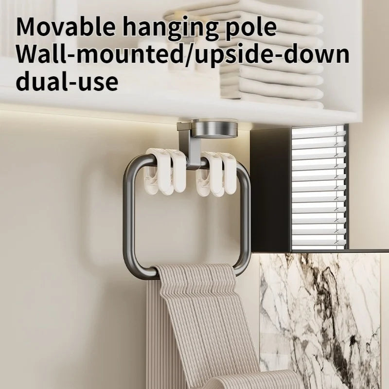 Drill-Free Suction Cup Towel Ring | Aluminum Alloy Wall Mount
