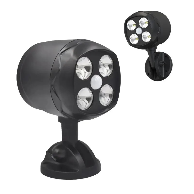 LED Motion Sensor Outdoor Wall Light | Battery Powered, Waterproof