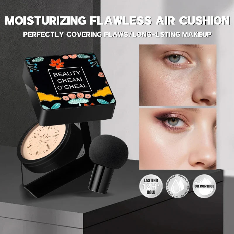 O'CHEAL Mushroom Cushion CC Cream – Coverage & Oil Control
