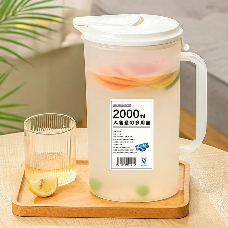 Large Capacity Juice Pitcher & Cold Water Jug – 2200ml PP