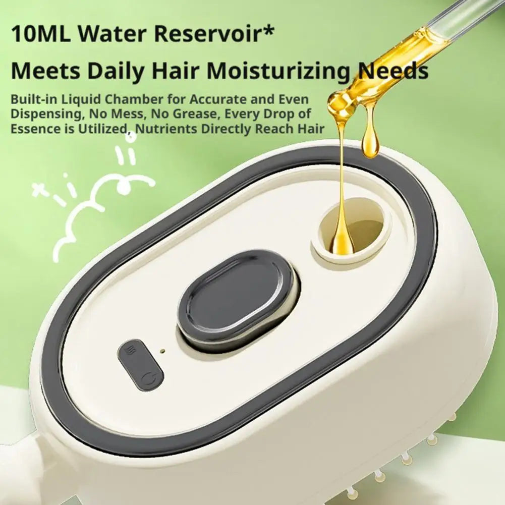 2-in-1 Electric Spray Massage Comb | Ion Hair Care Tool