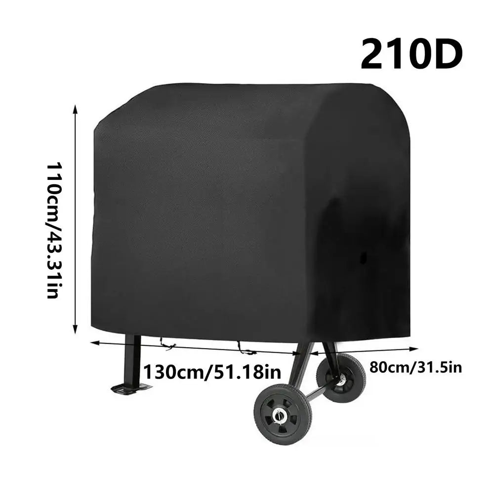 Waterproof Concrete Mixer Cover 130x80x110cm UV-Resistant Oxford