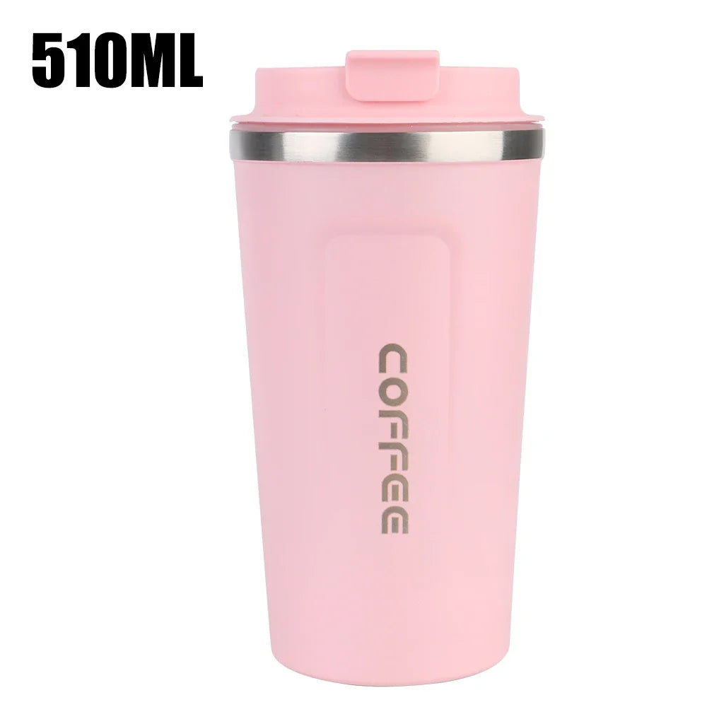 Double-Wall Stainless Steel Travel Thermos Mug 380/510ml