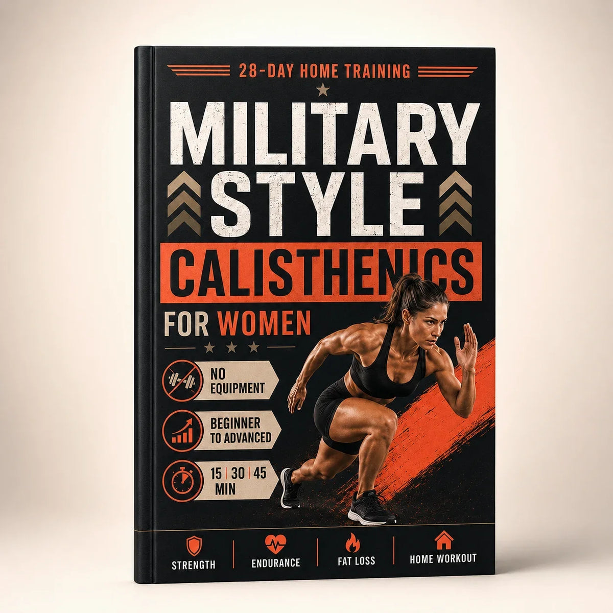 Military Calisthenics Women 28 Day Home Workout Program No Equipment