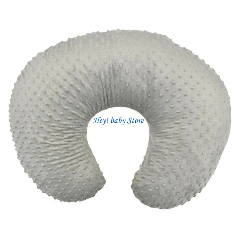 Stretchy Nursing Pillow Cover | Soft Minky, Large Zipper, 22.5"