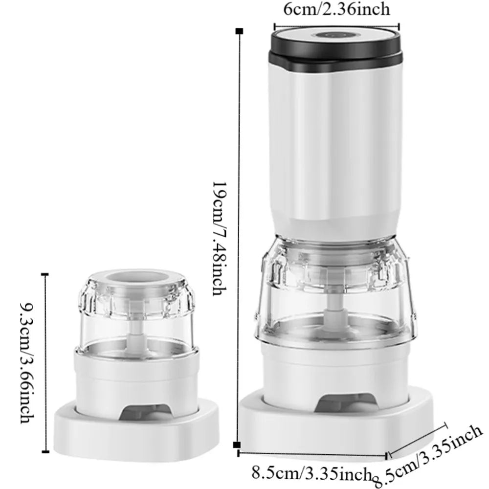 Rechargeable Electric Pepper Grinder Set | Ceramic Core