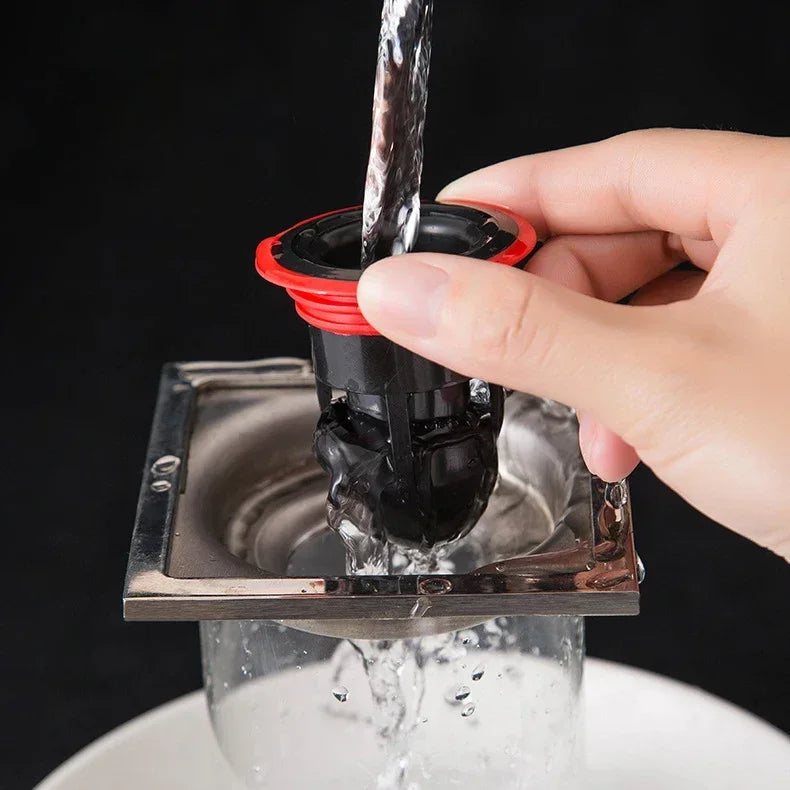 Silicone Floor Drain Strainer & Odor Seal – Sink & Shower