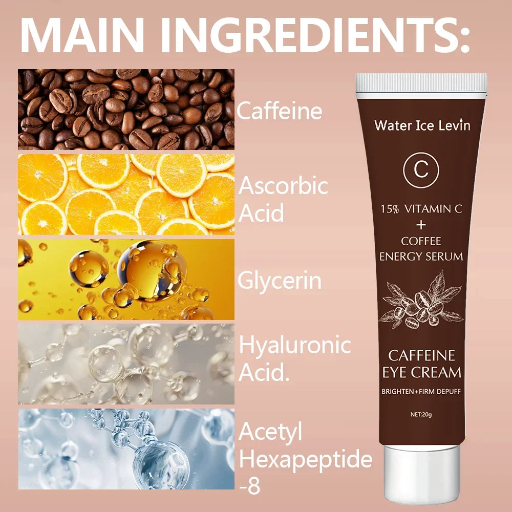 Caffeine & Vitamin C Eye Cream – Dark Circles & Firming