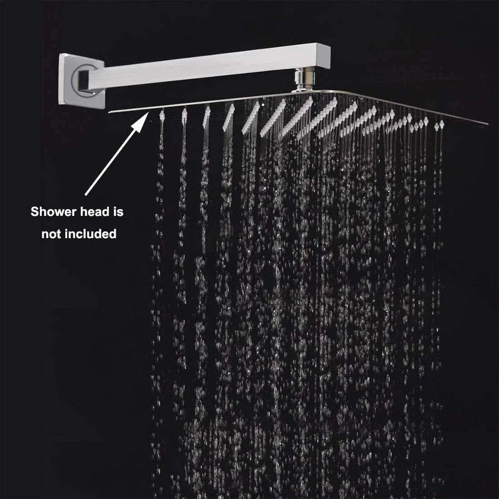 Stainless Steel Shower Extension Arm | Wall-Mounted 30/40cm