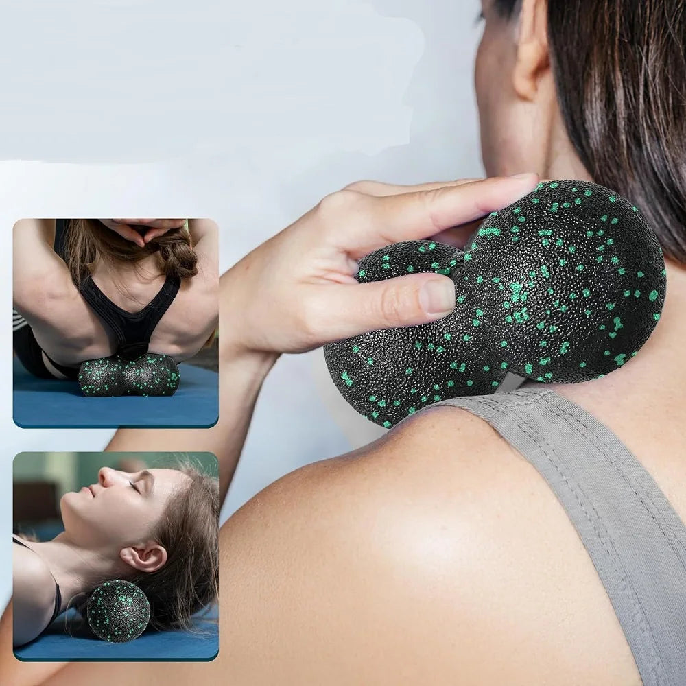 High-density Peanut Body Massage Ball Yoga Foam Block Fascia Roller