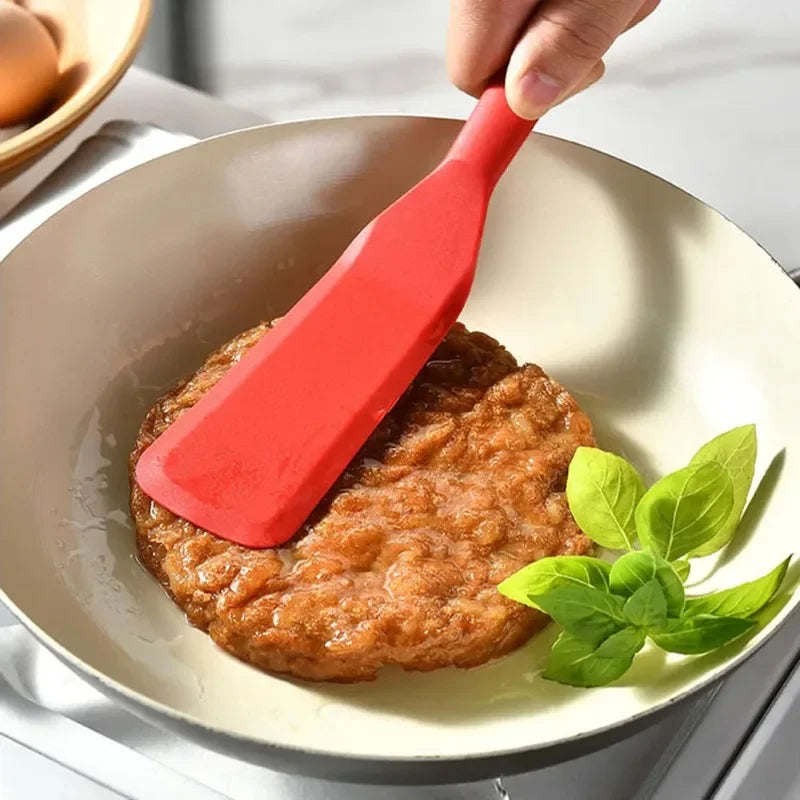 Silicone Spatula – Non-Stick Turner for Eggs, Pancakes & Steak