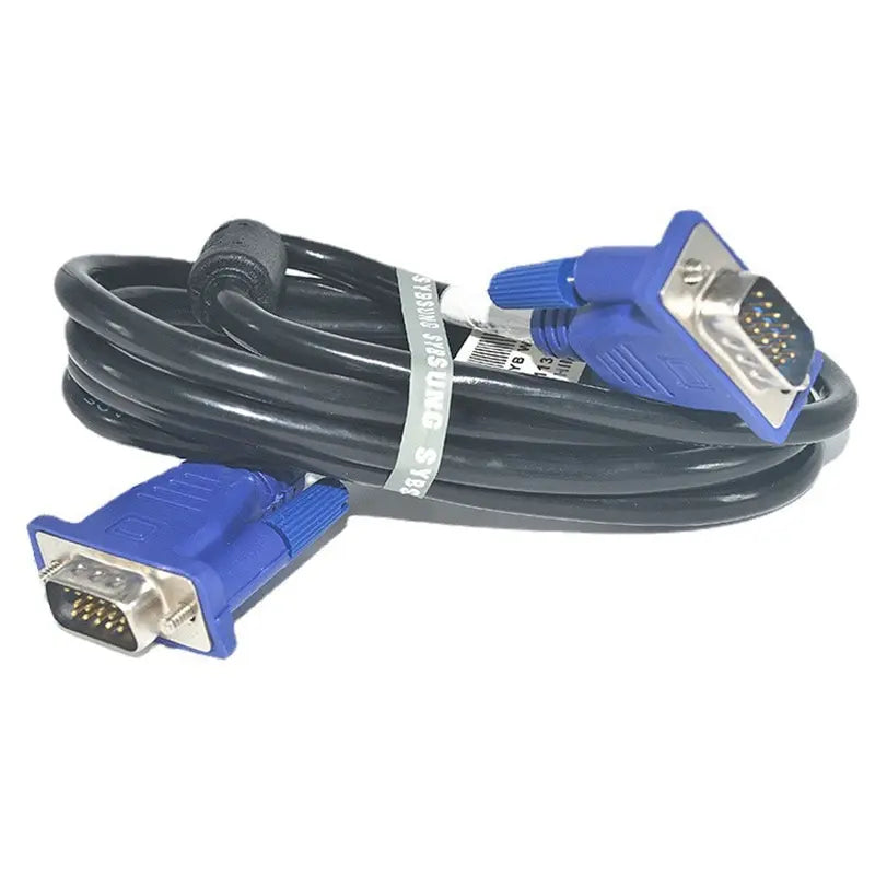 VGA Male to Male Cable with Magnetic Ring | Monitor & Projector