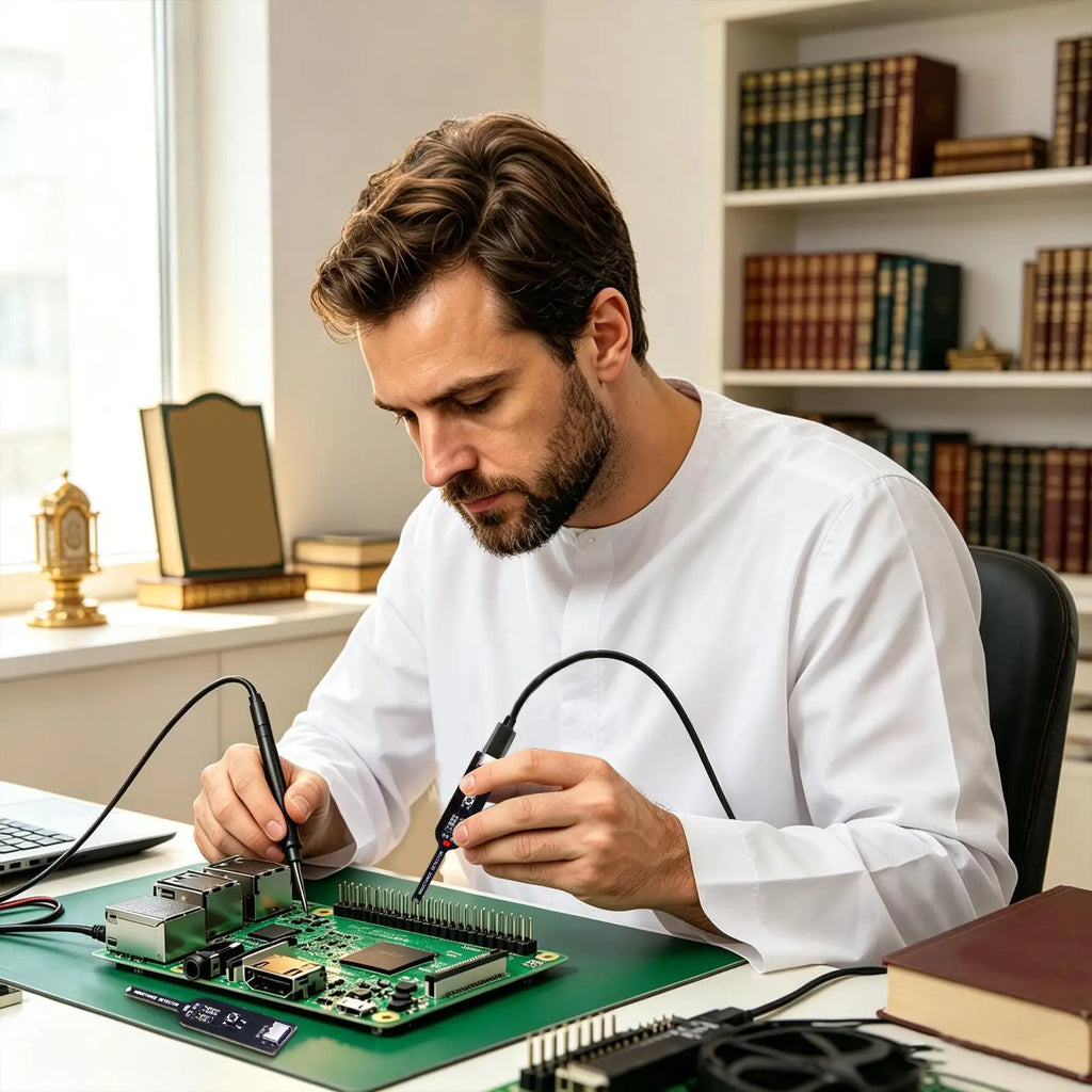Handheld Inductance Tester – Portable Circuit Board Coil Detector